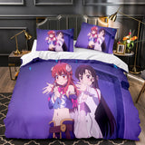 Load image into Gallery viewer, The Demon Girl Next Door 2nd Season Bedding Set Quilt Duvet Cover Bed Sets