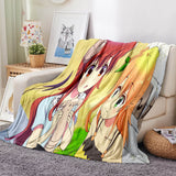 Charger l&#39;image dans la visionneuse de la galerie, The Demon Girl Next Door Blanket Flanelle Fleece Blanket Throw Blanket