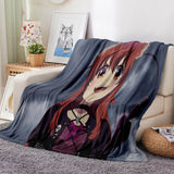 Laden Sie das Bild in den Galerie-Viewer, The Demon Girl Next Door Decke, Flanell-Fleece-Decke, Überwurfdecke