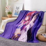 Charger l&#39;image dans la visionneuse de la galerie, The Demon Girl Next Door Blanket Flanelle Fleece Blanket Throw Blanket