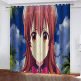 Load image into Gallery viewer, The Demon Girl Next Door Curtains Blackout Cosplay Window Drapes