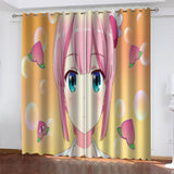 Load image into Gallery viewer, The Demon Girl Next Door Curtains Blackout Cosplay Window Drapes