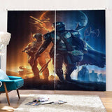 Load image into Gallery viewer, The Mandalorian Curtains Blackout Window Drapes for Room Decoration