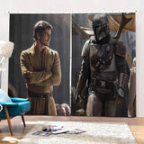 Load image into Gallery viewer, The Mandalorian Curtains Blackout Window Drapes for Room Decoration