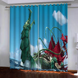 Load image into Gallery viewer, The Sea Beast Curtains Blackout Window Drapes