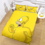 Load image into Gallery viewer, The Simpsons Bedding Set Cosplay Kids Quilt Cover