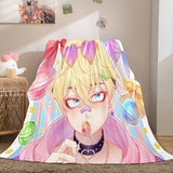 Charger l&#39;image dans la visionneuse de la galerie, Tokyo Revengers Cosplay flanelle polaire couverture Wrap sieste couette couverture