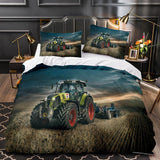 Load image into Gallery viewer, Tractor Pattern Bedding Set Duvet Cover Without Filler