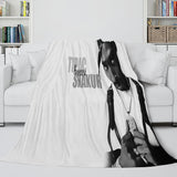 Carica l&#39;immagine nel visualizzatore Galleria, Tupac Amaru Shakur Coperta in pile di flanella Coperta trapuntata per cosplay