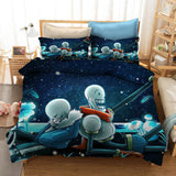Load image into Gallery viewer, Undertale Sans Cosplay Bedding Set Quilt Cover Without Filler