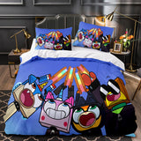 Carica l&#39;immagine nel visualizzatore Galleria, Set biancheria da letto Unikitty Copripiumino trapuntato Set biancheria da letto Regalo di compleanno per bambini