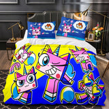 Carica l&#39;immagine nel visualizzatore Galleria, Set biancheria da letto Unikitty Copripiumino trapuntato Set biancheria da letto Regalo di compleanno per bambini