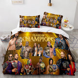 Carica l&#39;immagine nel visualizzatore Galleria, WWE RAW Cosplay UK Set di biancheria da letto Copripiumini trapuntati Set di lenzuola