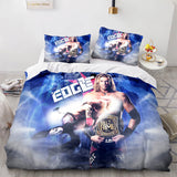 Carica l&#39;immagine nel visualizzatore Galleria, Set biancheria da letto per camera da letto WWE RAW UK Copripiumini trapuntati Set lenzuola