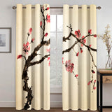 Load image into Gallery viewer, Wintersweet Plum Blossom Curtains Blackout Window Treatments Drapes