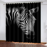 Load image into Gallery viewer, Zebra Curtains Blackout Window Drapes